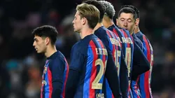 Barcelona y sus jugadores titulares.