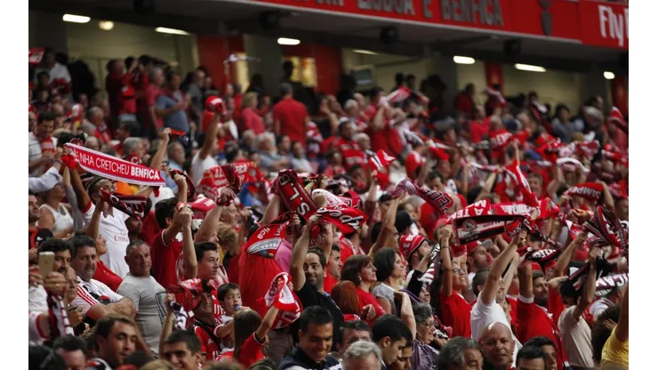 Hinchas de Benfica.