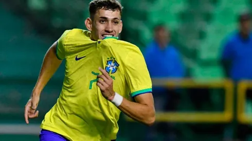 Brasil en festejo de gol.