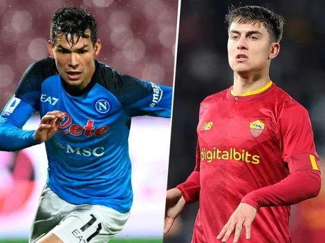 Duelazo en Italia: alineaciones para Napoli vs Roma