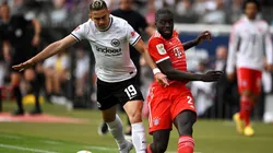 Rafael Santos Borré, en el último duelo entre Bayern Múnich y Eintracht Frankfurt.