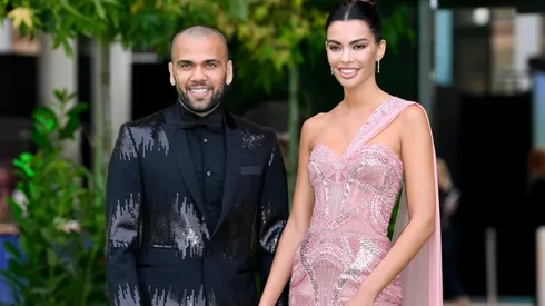 Dani Alves y Joana Sanz juntos.