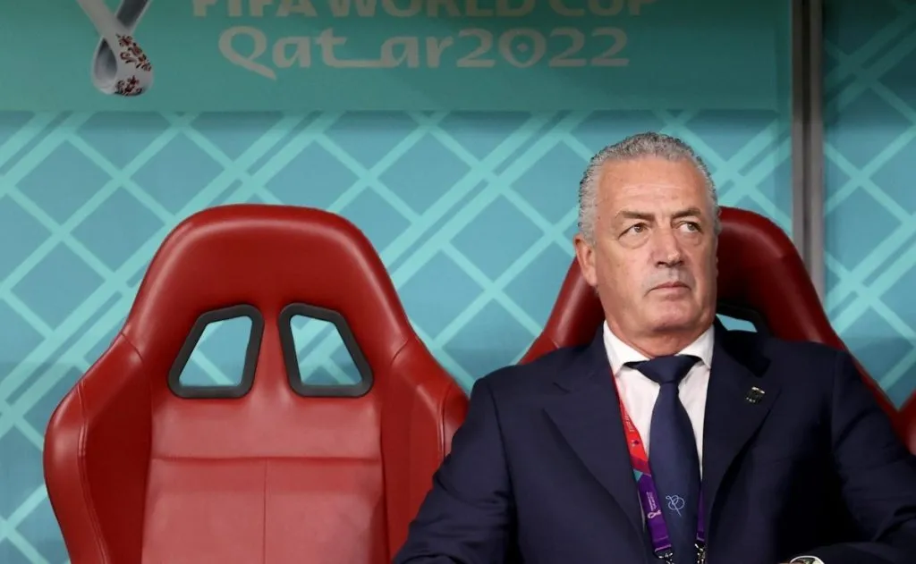 Gustavo Alfaro en el Mundial Qatar 2022.