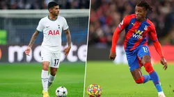 Cuti Romero y Wilfried Zaha.