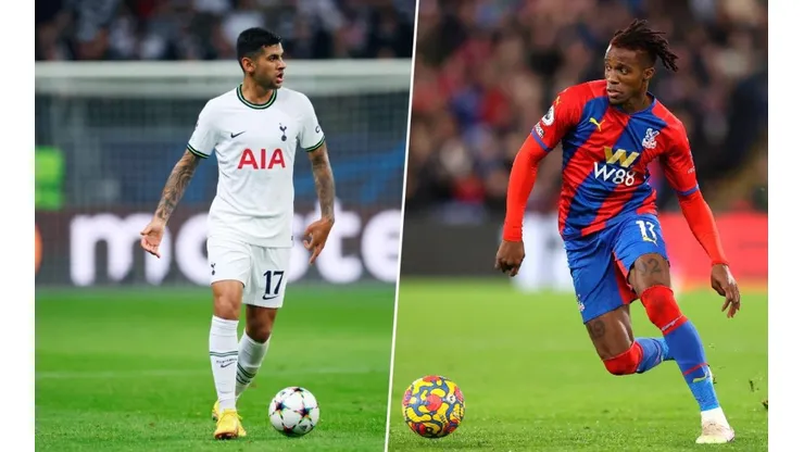 Cuti Romero y Wilfried Zaha.