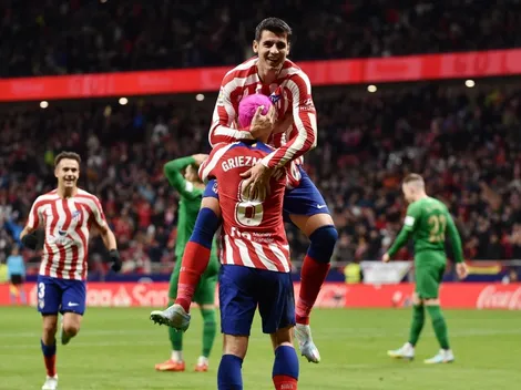 Atlético de Madrid reanudó su camino en LaLiga con victoria ante Elche