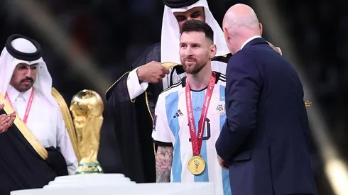 Messi campeón del Mundial 2022.