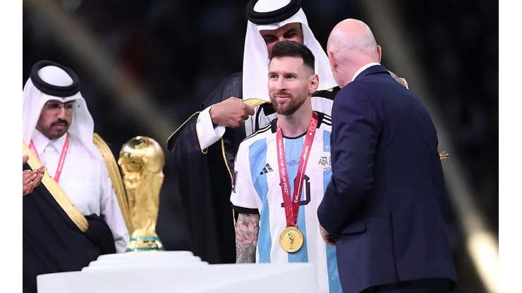 Messi campeón del Mundial 2022.