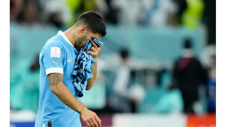 Luis Suárez y su tristeza en el último Mundial de Qatar 2022.
