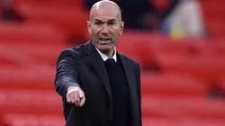 Zidane en dirección de Real Madrid.
