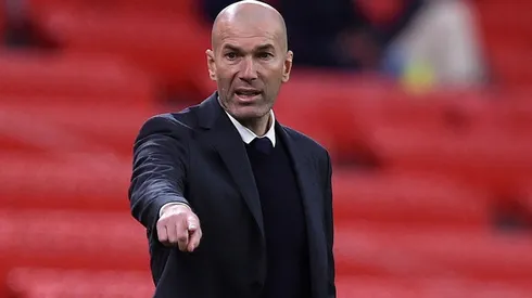 Zidane en dirección de Real Madrid.