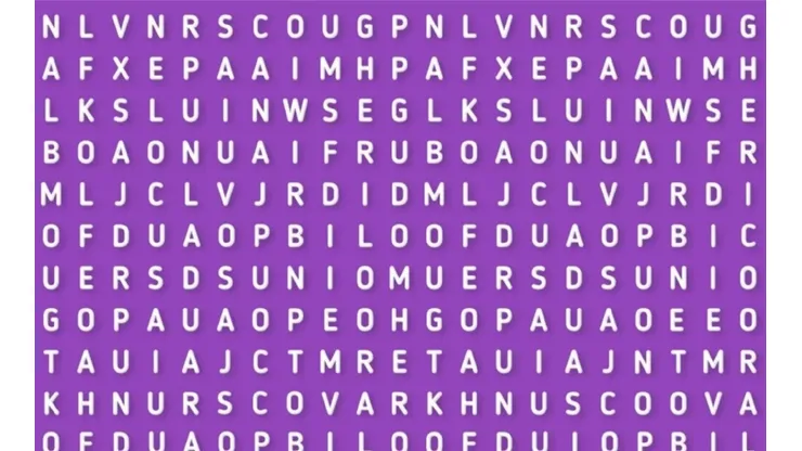 Desafío visual nivel INTERMEDIO: descubre la palabra CIENCIA en 6 segundos