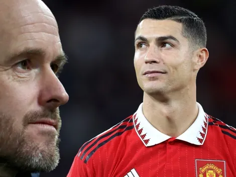 Primeras palabras de Ten Hag tras el adiós de CR7