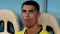 Cristiano Ronaldo estuvo en el banco de suplentes en el partido de octavos de final.