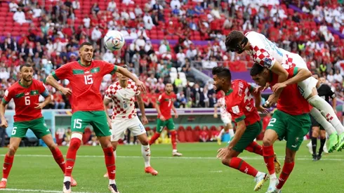 Josko Gvardiol, en el partido entre Croacia y Marruecos.