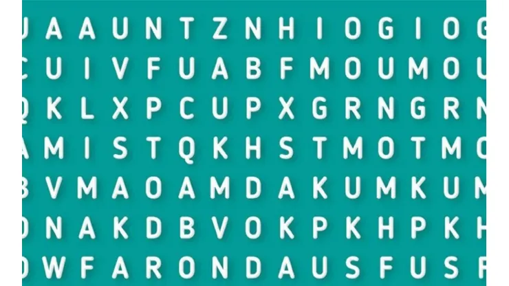 Acertijo visual FÁCIL: descubre la palabra MAMÁ en solo 4 segundos