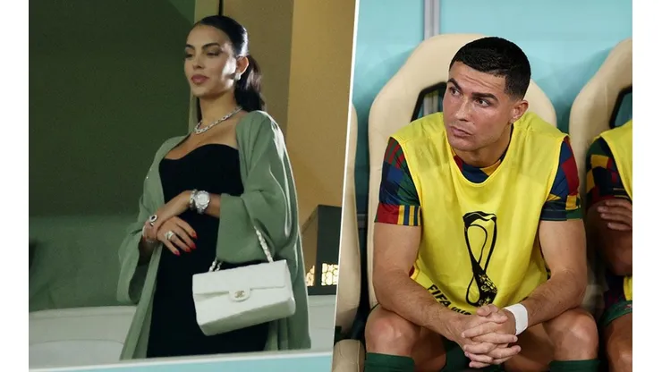Georgina Rodríguez y Cristiano Ronaldo.