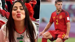 Ilham y César Azpilicueta, de España.