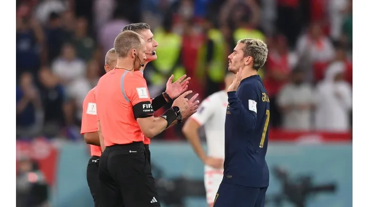 Francia vs. Túnez en Qatar 2022.