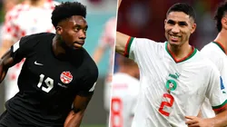 Alphonso Davies y Achraf Hakimi.