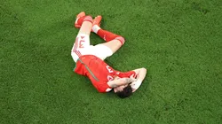 Neco Williams sufrió un pelotazo ante Inglaterra.