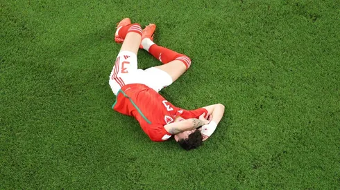 Neco Williams sufrió un pelotazo ante Inglaterra.