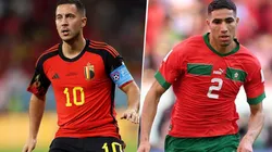 Bélgica vs Marruecos en Qatar 2022.