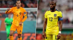 Virgil van Dijk y Enner Valencia.