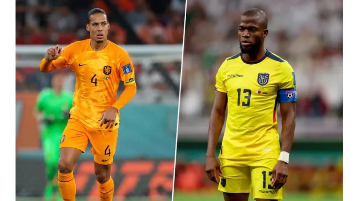 Virgil van Dijk y Enner Valencia.