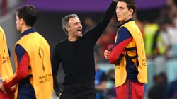 Luis Enrique con España.