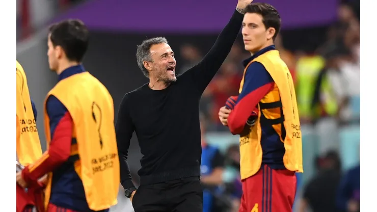 Luis Enrique con España.