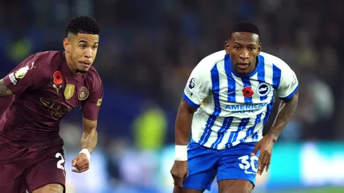 Pervis Estupiñán fue una de las figuras del Brighton en la victoria contra el Manchester City.