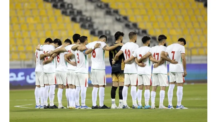 La selección de Irán y un gesto de protesta que podría verse en el debut.