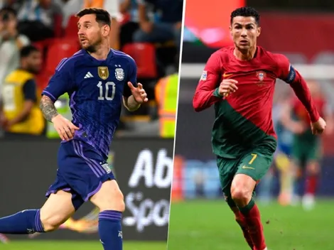 Jaque mate: la mejor foto de Messi y CR7 juntos previo al Mundial