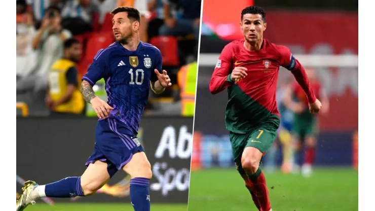 Messi y CR7, junto a sus selecciones.
