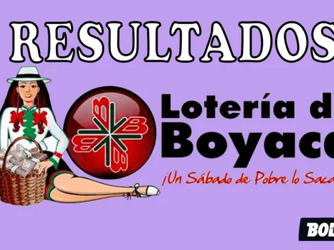 Resultados Lotería de Boyacá del último sorteo, sábado 19 de noviembre