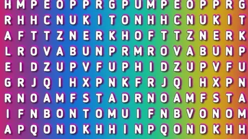 ¿Puedes encontrar la palabra ADRENALINA en la sopa de letras en solo 7 segundos?