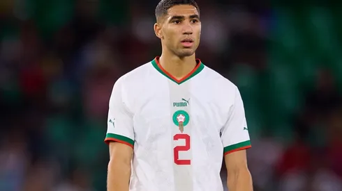 Achraf Hakimi, uno de los varios representantes de la Selección de Marruecos.