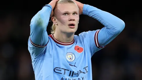Erling Haaland, delantero del Manchester City.