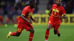 Ghana en acción de juego.