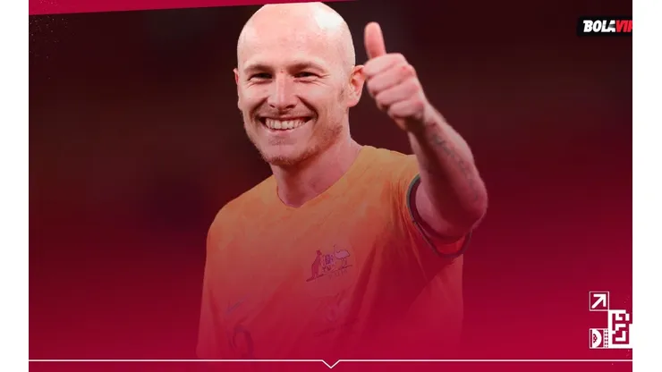 Aaron Mooy, equilibro en el medio para los Socceroos.