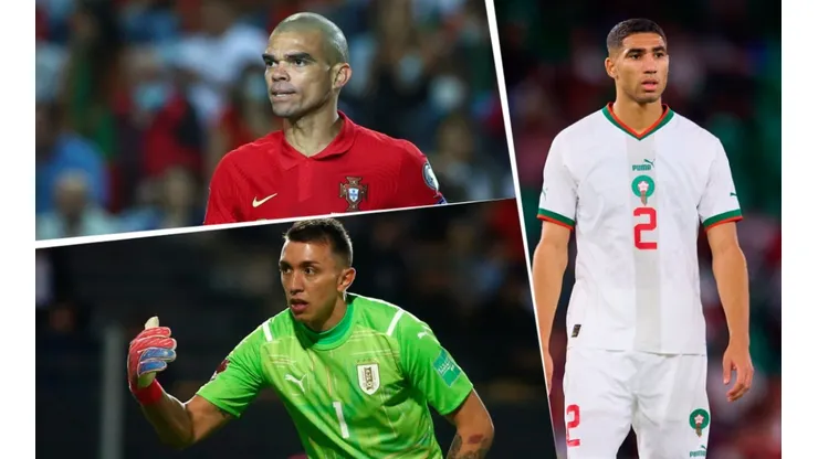 Hakimi, Pepe y Muslera, entre los jugadores que no nacieron para el país que representarán.