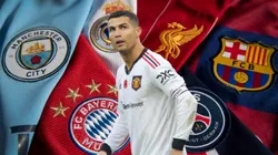 Cristiano Ronaldo y los principales clubes del fútbol europeo.