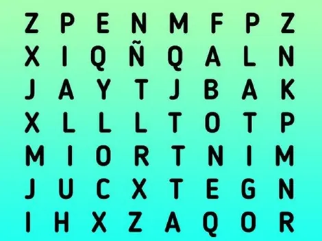 Desafío nivel fácil: encuentra la palabra LÁTIGO en la sopa de letras