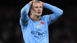 Erling Haaland, en duda para el partido de Manchester City ante Chelsea por la Carabao Cup