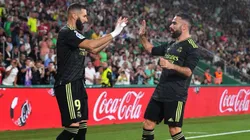 Karim Benzema y Dani Carvajal.