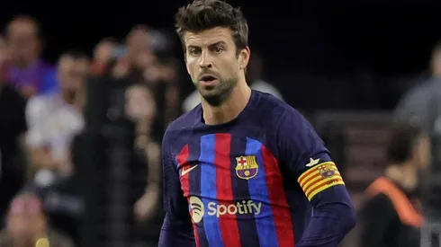 Gerard Piqué en juego con Barcelona.