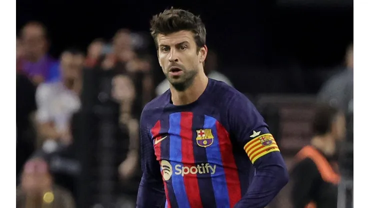 Gerard Piqué en juego con Barcelona.