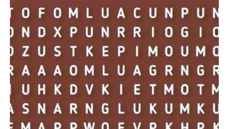 Acertijo nivel FÁCIL: encuentra la palabra PARÍS en 10 segundos