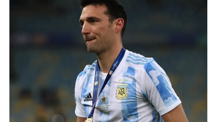 Lionel Scaloni, campeón de la Copa América 2021 con la Selección Argentina.